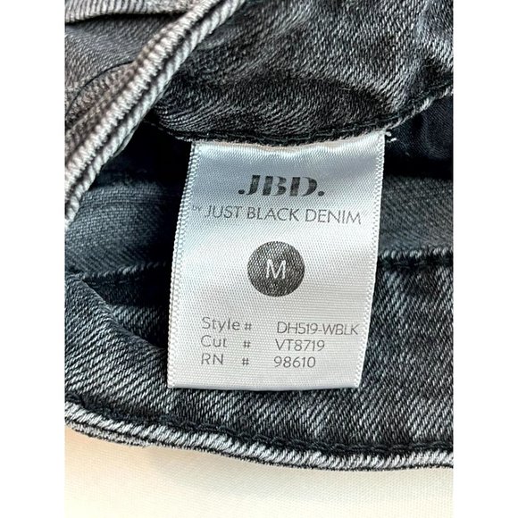 JBD Women's Cut-Off Denim Shorts Distressed High Rise Cotton Black Size Medium - Picture 8 of 9